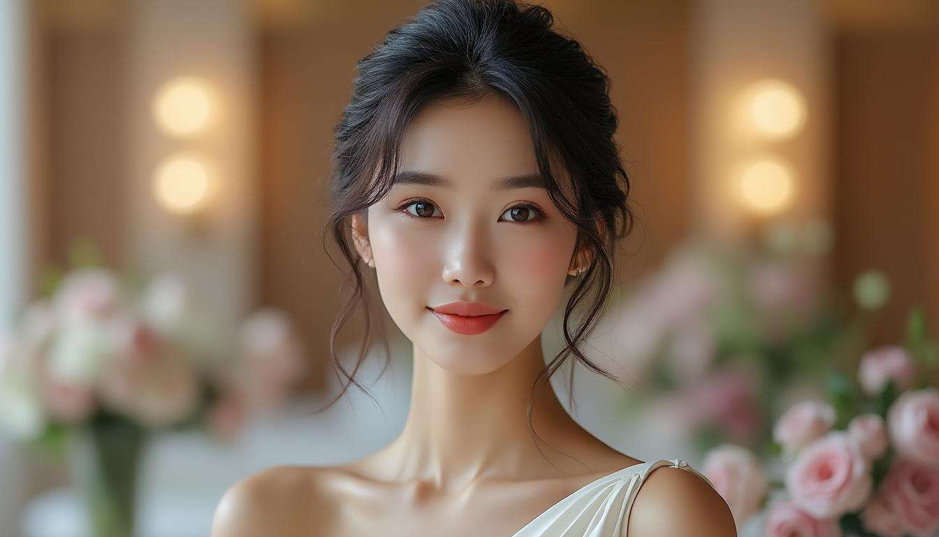 lee boo-jin captivates with her understated elegance at the scholarship awards ceremony, highlighting her grace and style in a memorable event.