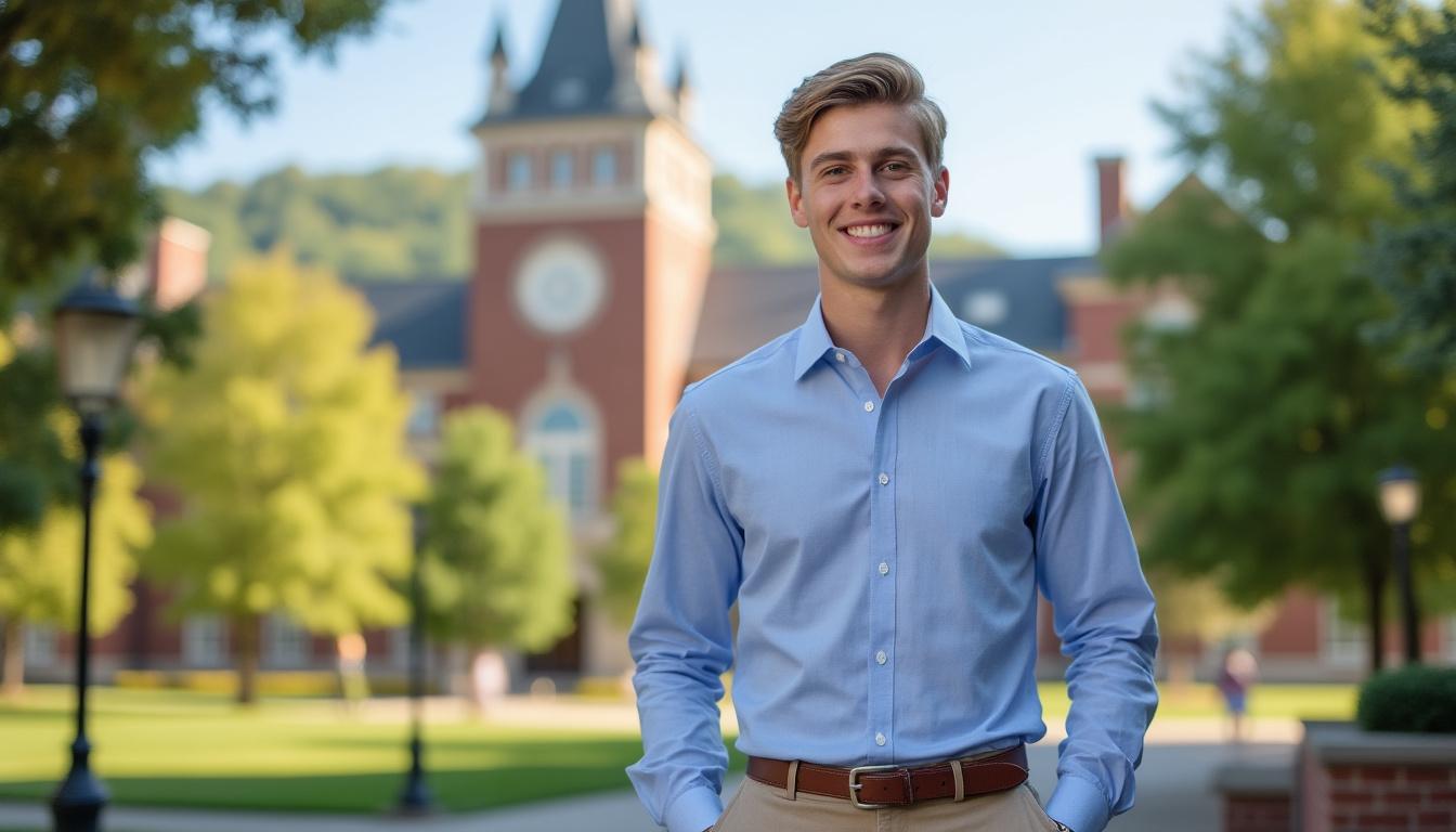 Maxwell Schwanz from App State Recognized as Recipient of the Rick Bonnell Memorial Scholarship