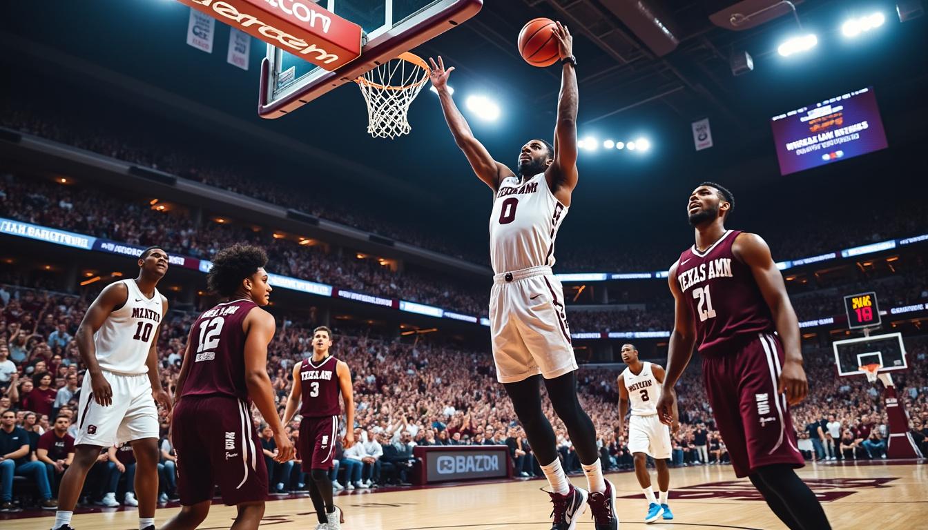 Texas A&M Triumphs Over Saint Mary’s, Securing Spot in NCAA Tournament with a 63-50 Victory